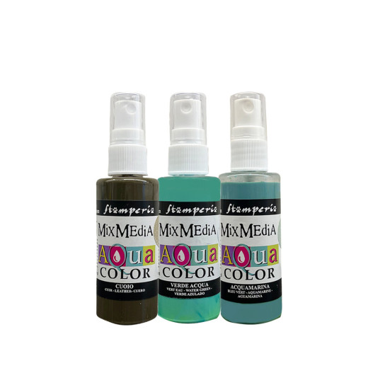 Stamperia Aquacolor Spray Kit - Herbarium Silvae