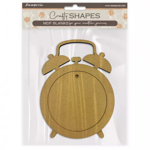 MDF Crafty Shapes Blanks - Clock Alarm