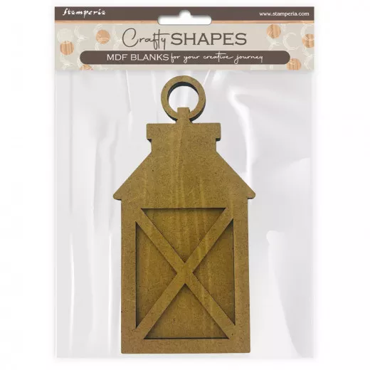 MDF Crafty Shapes Blanks - Golden Harmony - Lantern