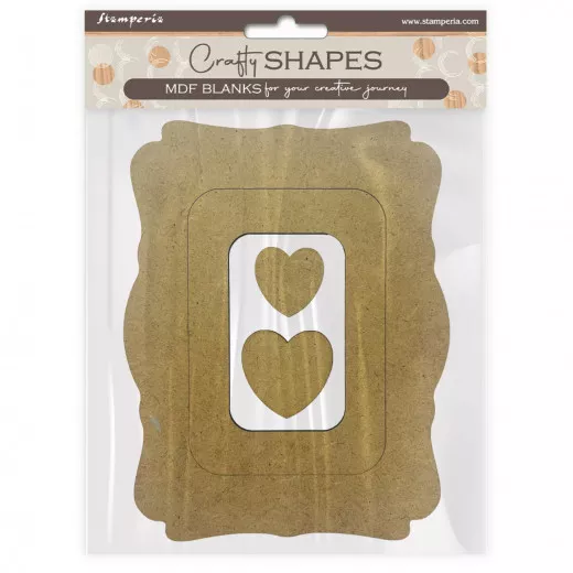 MDF Crafty Shapes Blanks - Alterego - Frames and Hearts