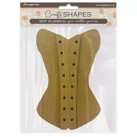 MDF Crafty Shapes Blanks - Old Lace - Corset