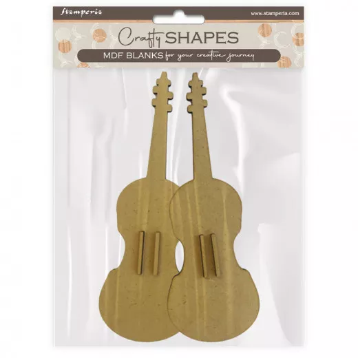 MDF Crafty Shapes Blanks - Music - Violin