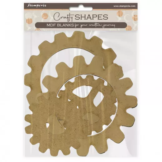 MDF Crafty Shapes Blanks - Master of Magic - Gears