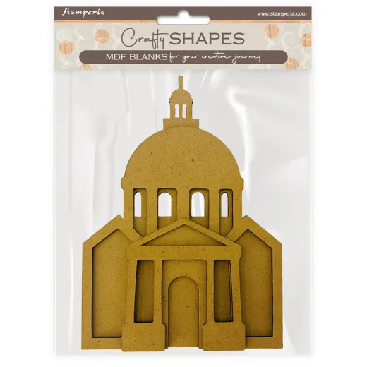 MDF Crafty Shapes Blanks - Venice City of Art - Basilica