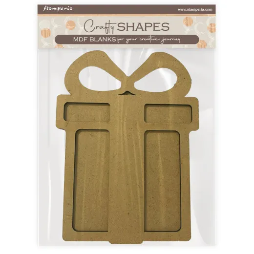MDF Crafty Shapes Blanks - Candy Christmas - Gift