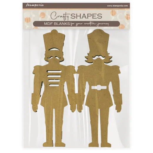 MDF Crafty Shapes Blanks - Alice in Christmas - Soldiers