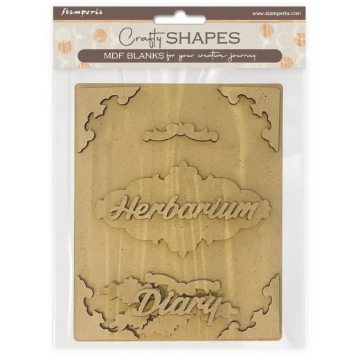 MDF Crafty Shapes Blanks - Herbarium Silvae - Diary Cover