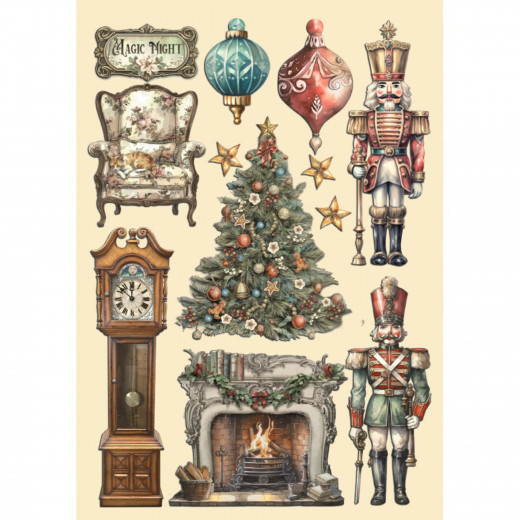 Colored Wooden Shapes - The Nutcracker - Soldiers