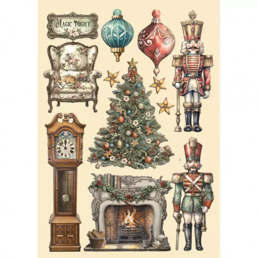 Colored Wooden Shapes - The Nutcracker - Soldiers