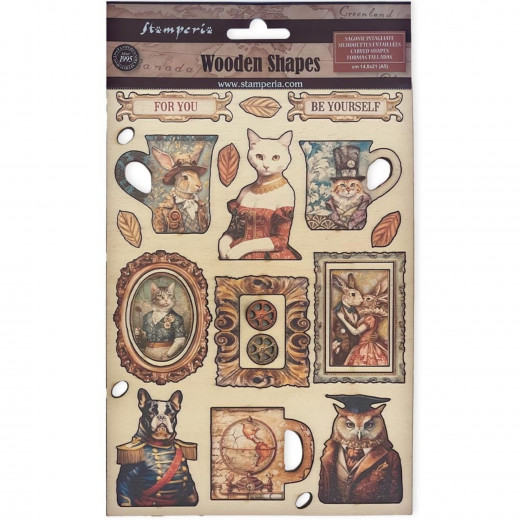 Colored Wooden Shapes - Alterego