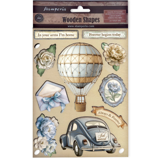 Colored Wooden Shapes - Timeless