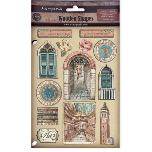 Colored Wooden Shapes - Venice City of Art