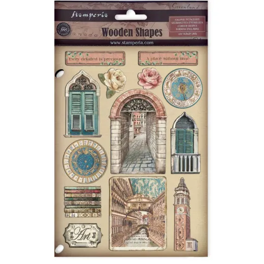 Colored Wooden Shapes - Venice City of Art