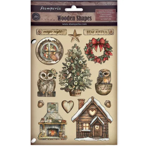 Colored Wooden Shapes - The Owl's House