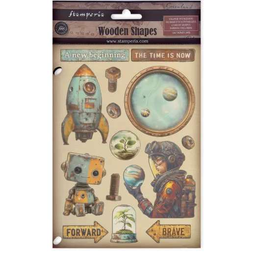 Colored Wooden Shapes - A New Beginning