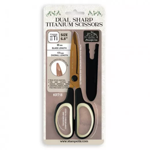 Stamperia - Dual Sharp Titanium Scissors