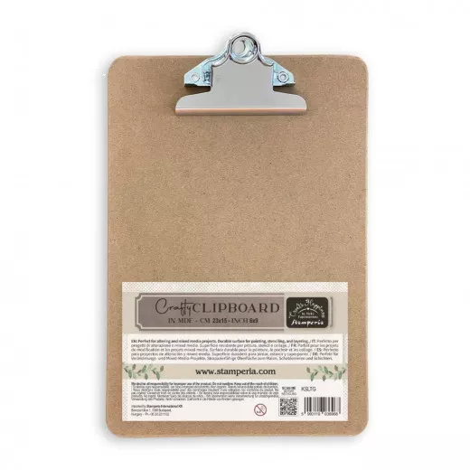 Stamperia - Crafty Clipboard 6x9 MDF