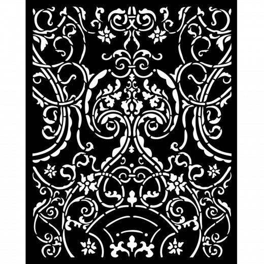 Stamperia Thick Stencil - Sir Vagabond in Fantasy World - Metal Decor