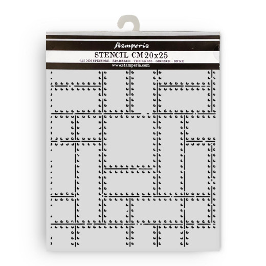 Stamperia Thick Stencil - A New Beginning - Metal Plates