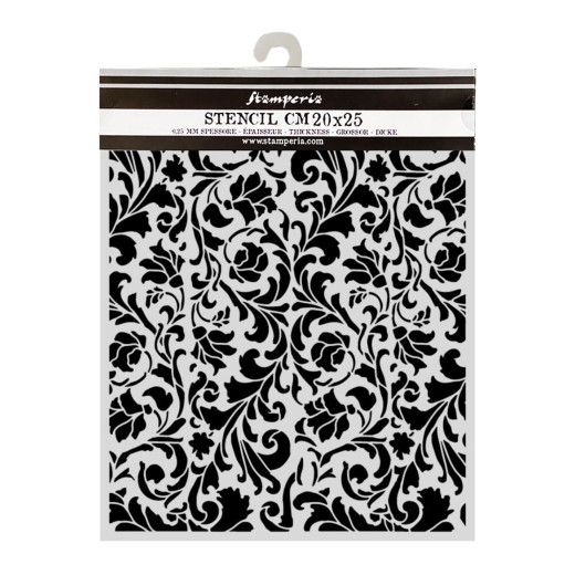 Stamperia Thick Stencil - Wonderland - Tapestry