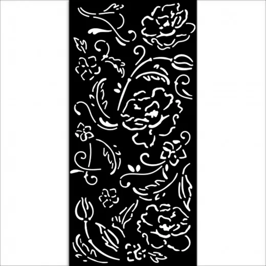 Stamperia Thick Stencil - Old Lace - Flowers