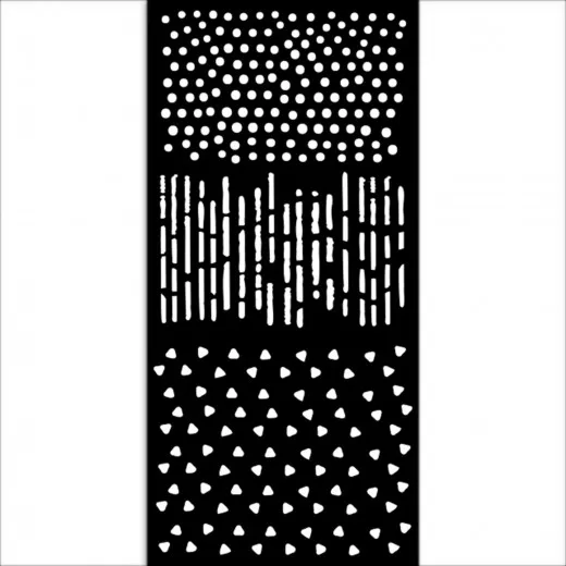 Stamperia Thick Stencil - Dewdrops - Patterns