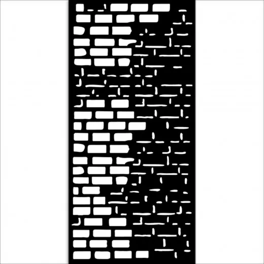 Stamperia Thick Stencil - Art of Travelling - Bricks