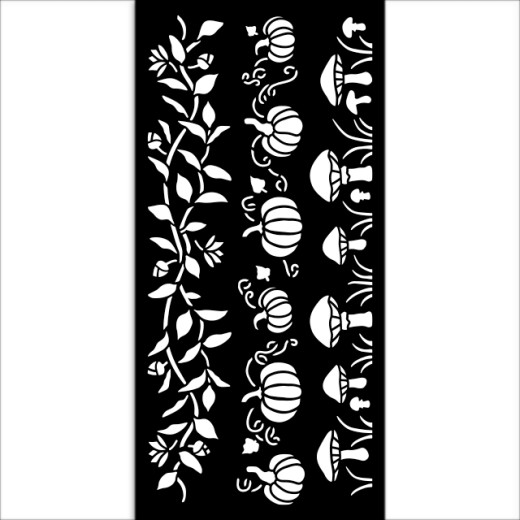 Stamperia Thick Stencil - Whispering Woods - 3 Stripes