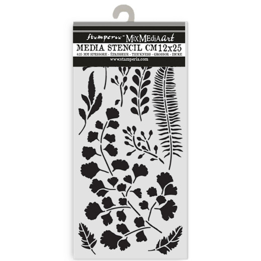 Stamperia Thick Stencil - Herbarium Silvae - Leaves