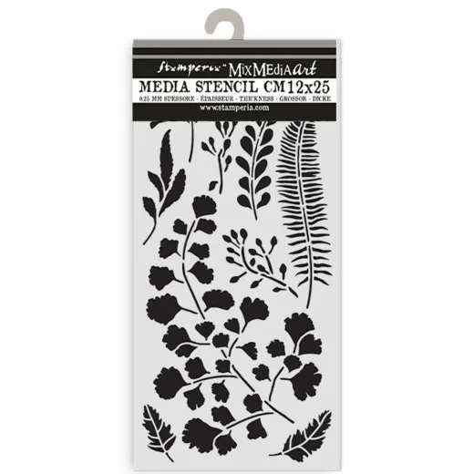 Stamperia Thick Stencil - Herbarium Silvae - Leaves