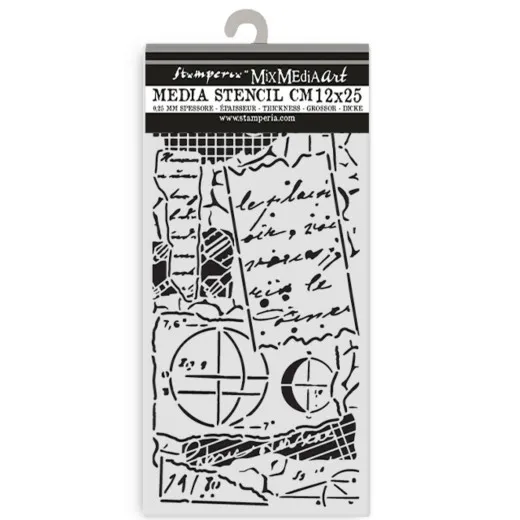 Stamperia Thick Stencil - A New Beginning - Notes