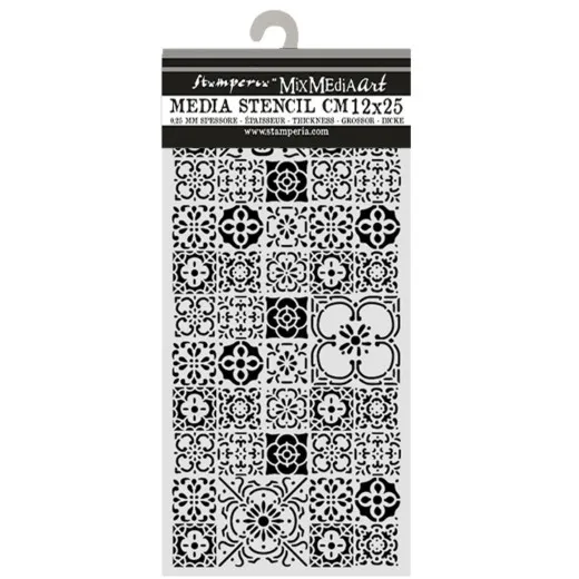 Stamperia Thick Stencil - All Around - Tile