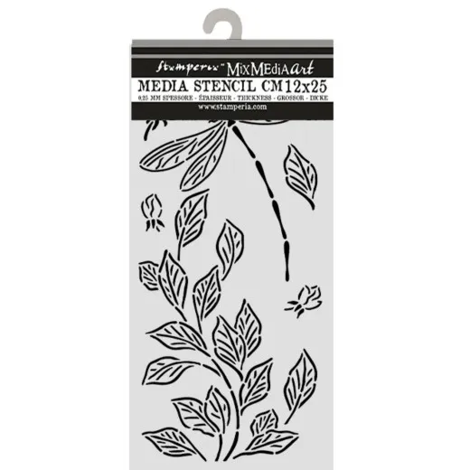 Stamperia Thick Stencil - Wonderland - Dragonfly