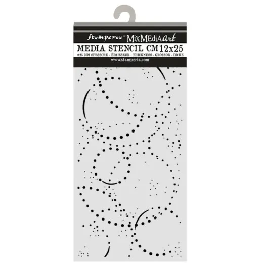 Stamperia Thick Stencil - Cosmos - Orbits by Cristina Radovan