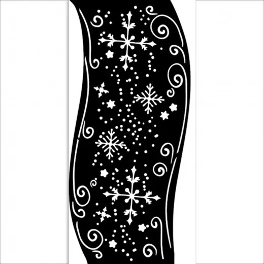 Stamperia Thick Stencil - Christmas - Christmas Ribbon