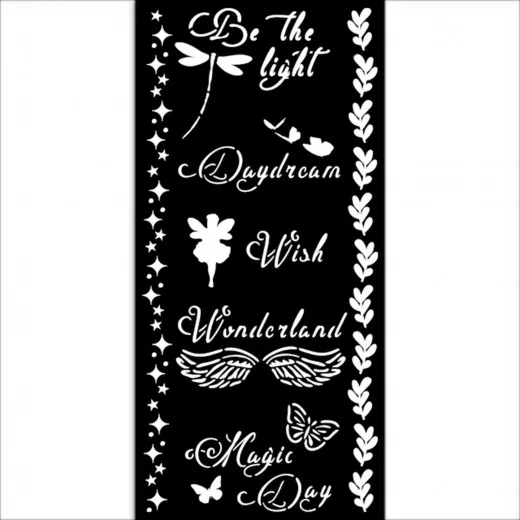 Stamperia Thick Stencil - Wonderland - Magic Day