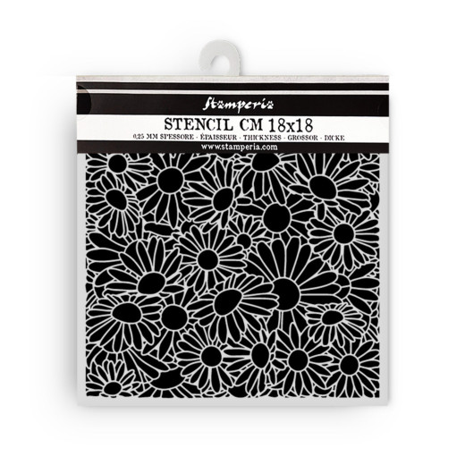 Stamperia Thick Stencil - Daisy Art - Fern