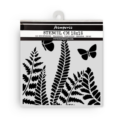 Stamperia Thick Stencil - Daisy Art - Fern