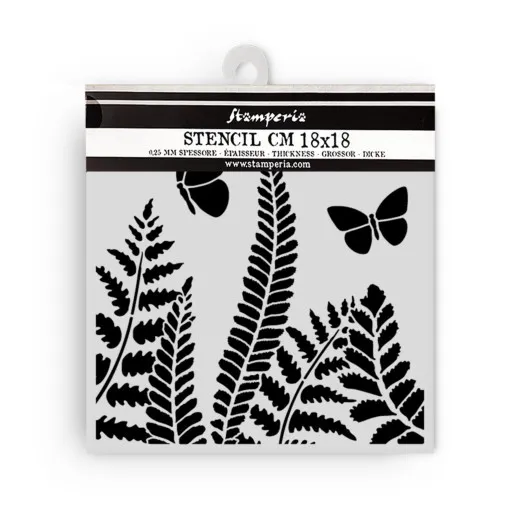 Stamperia Thick Stencil - Daisy Art - Fern