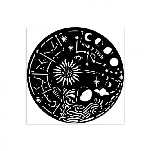 Stamperia Thick Stencil - Cosmos Circle