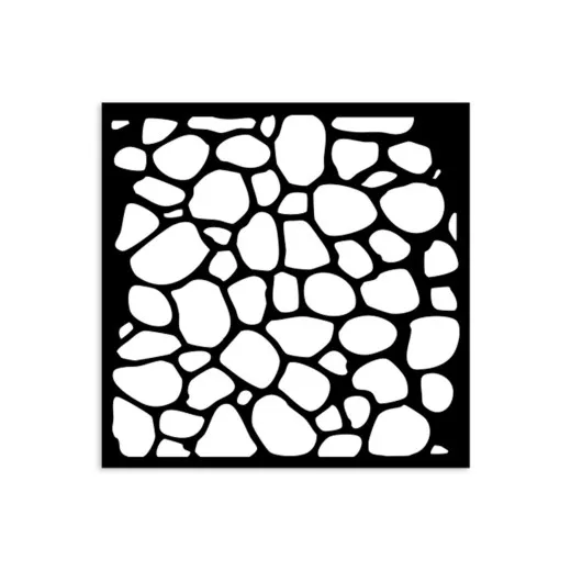 Stamperia Thick Stencil - Hidden Grove - Stone Pattern