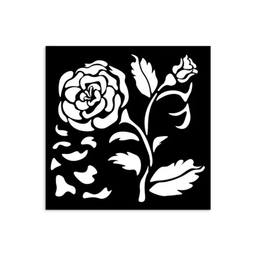 Stamperia Thick Stencil - House of Roses - Big Rose