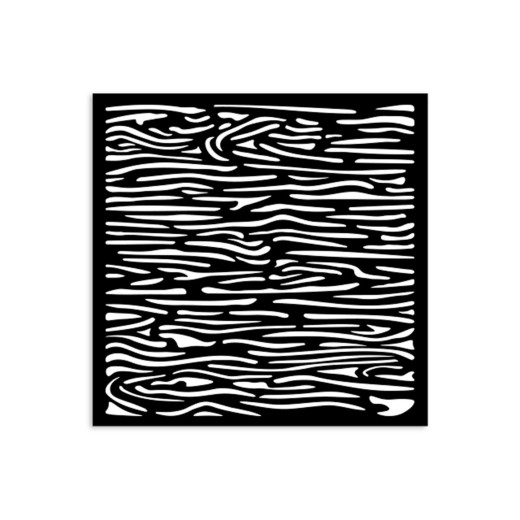 Stamperia Thick Stencil - Silent Sea - Wood Pattern