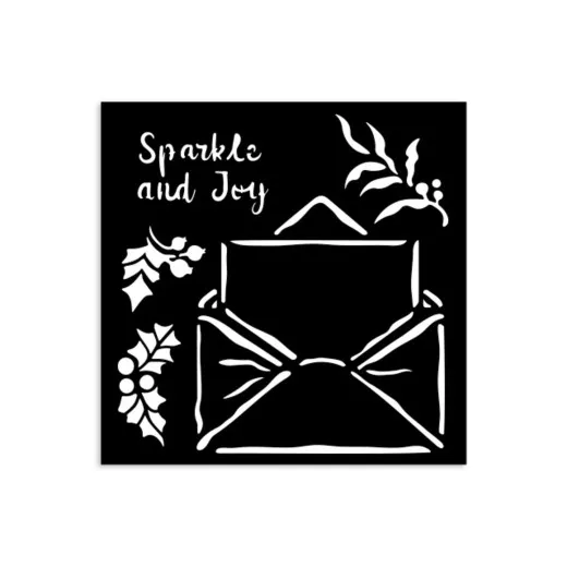 Stamperia Thick Stencil - The Owl's House - Letter