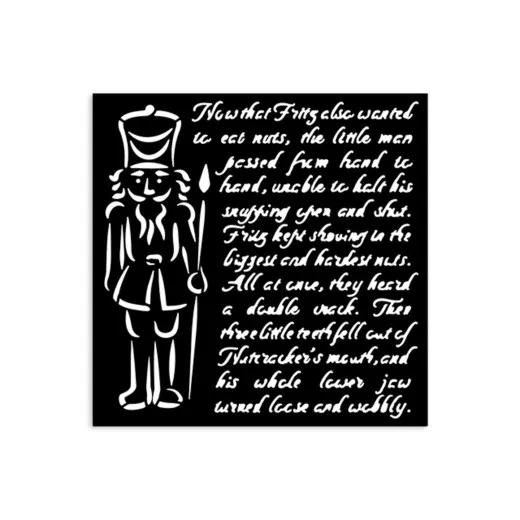 Stamperia Thick Stencil - Alice in Christmas - Soldiers