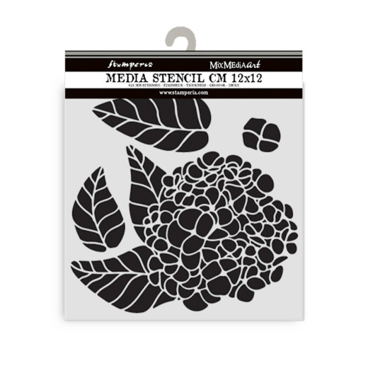 Stamperia Thick Stencil - Quiet Days - Hydrangea