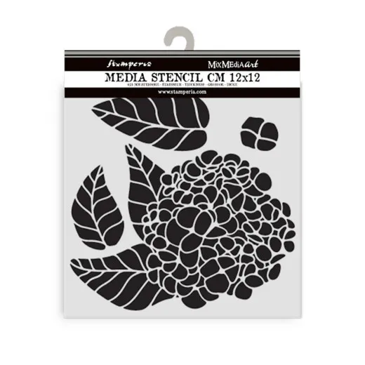 Stamperia Thick Stencil - Quiet Days - Hydrangea