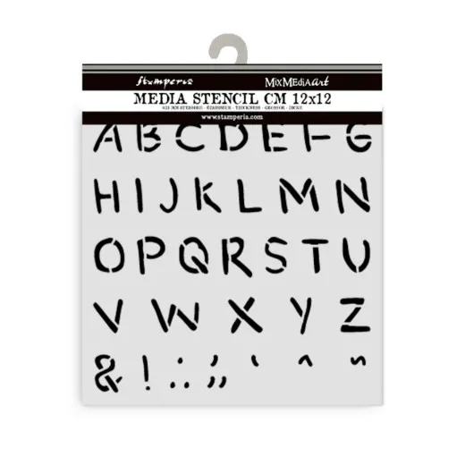 Stamperia Thick Stencil - Baby - Alphabet