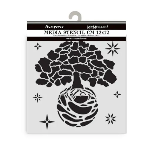 Stamperia Thick Stencil - A New Beginning - The World Tree