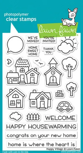 Clear Stamps - Happy Village